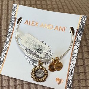 Alex and Ani NWT Sunflower bangle.